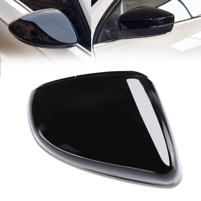 Zwarte Auto Rechter Spiegelbehuizing Schaal Cover voor Nieuwe Bora black