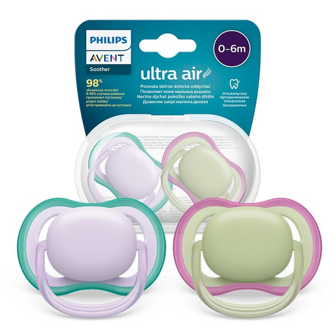 AVENT SCF085/24 Ultra Air Speen 0-6m paars/groen