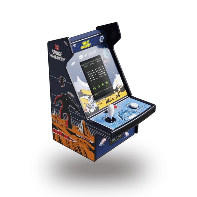 MICRO PLAYER PRO 6.7  SPACE INVADERS PORTABLE RETRO ARCADE
