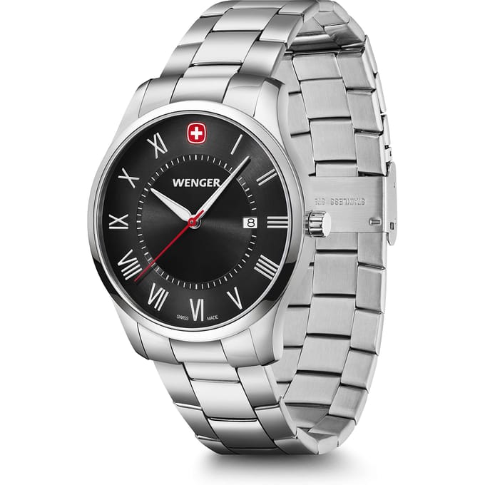 Wenger City Classic Horloge 01.1441.140 zilver