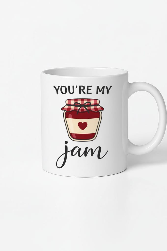 Mok You're My Jam | Romantisch & Uniek Cadeau | Liefdevolle Koffiemok