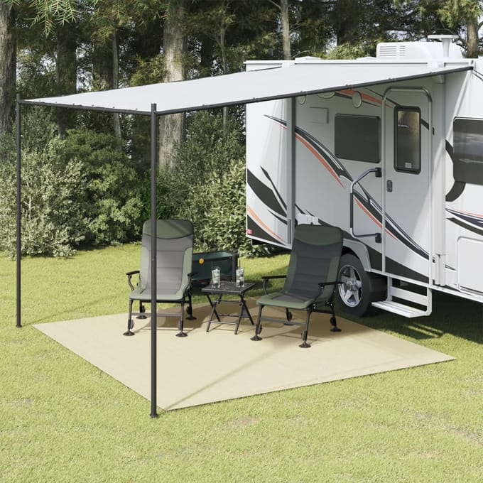 vidaXL - Tenttapijt - 4x3 - m - crèmekleurig