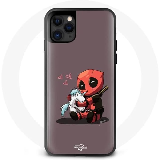 Coque iphone 13 mini deadPool unicorn licorne