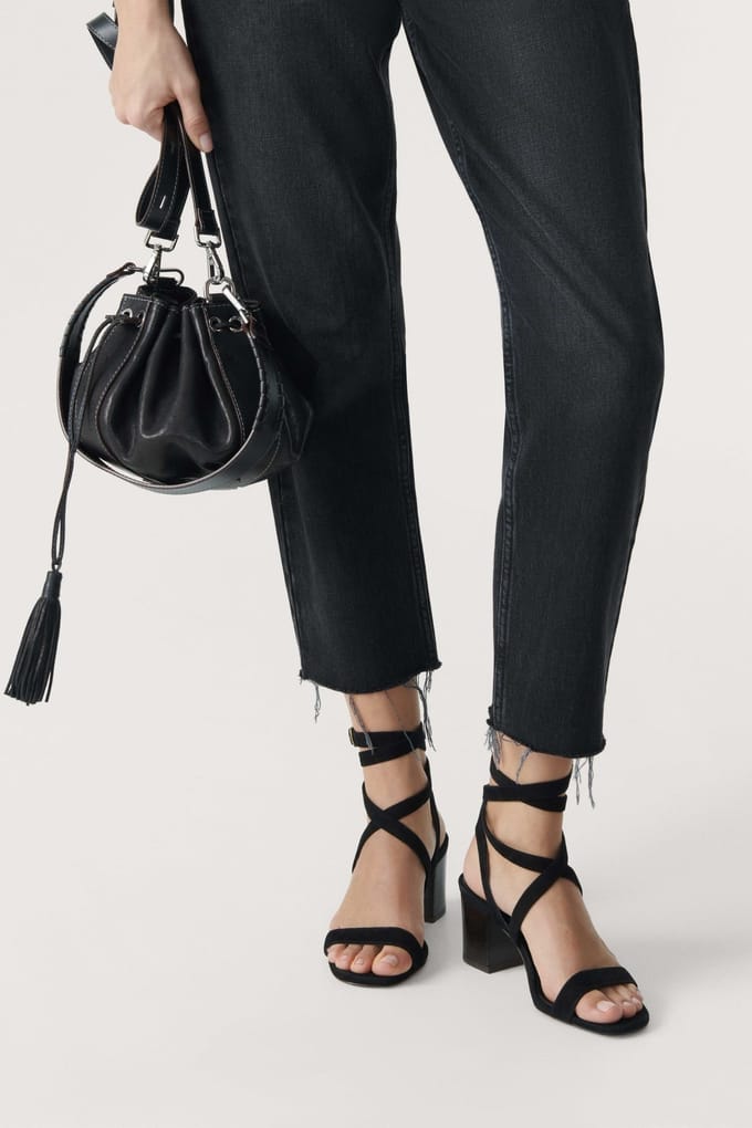 BA&SH Sandales Cequoia Noir Größe: 36 | Sandalen Outlet | Damen
