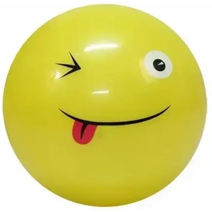 Grappig gezicht pvc bal Softee