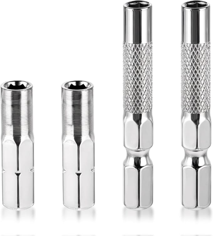 Schroevendraaierbits met 1/4 inch adapter voor micro-bits - 6,35 op 4 mm - Reparatiegereedschap voor huis, auto en machine