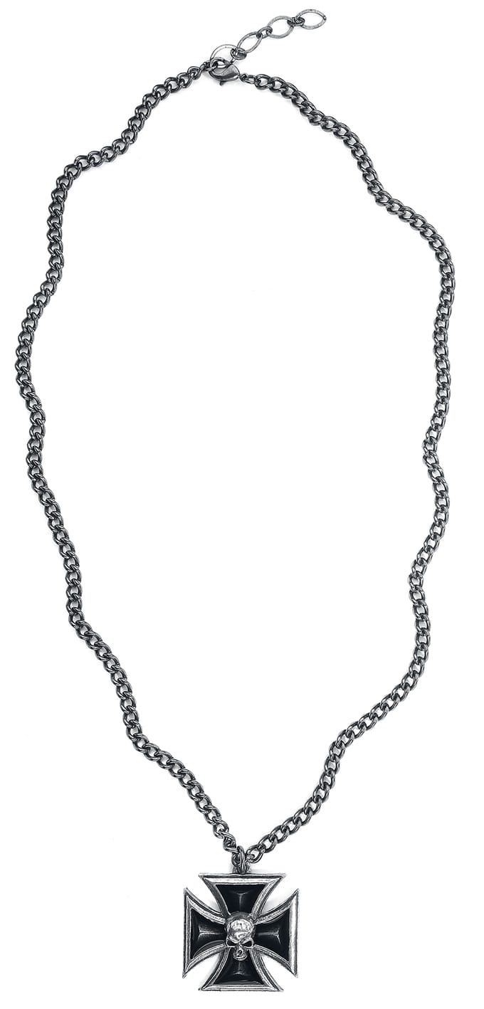 Alchemy Gothic - Gothic Halsketting - Black Knight's Cross - standaard