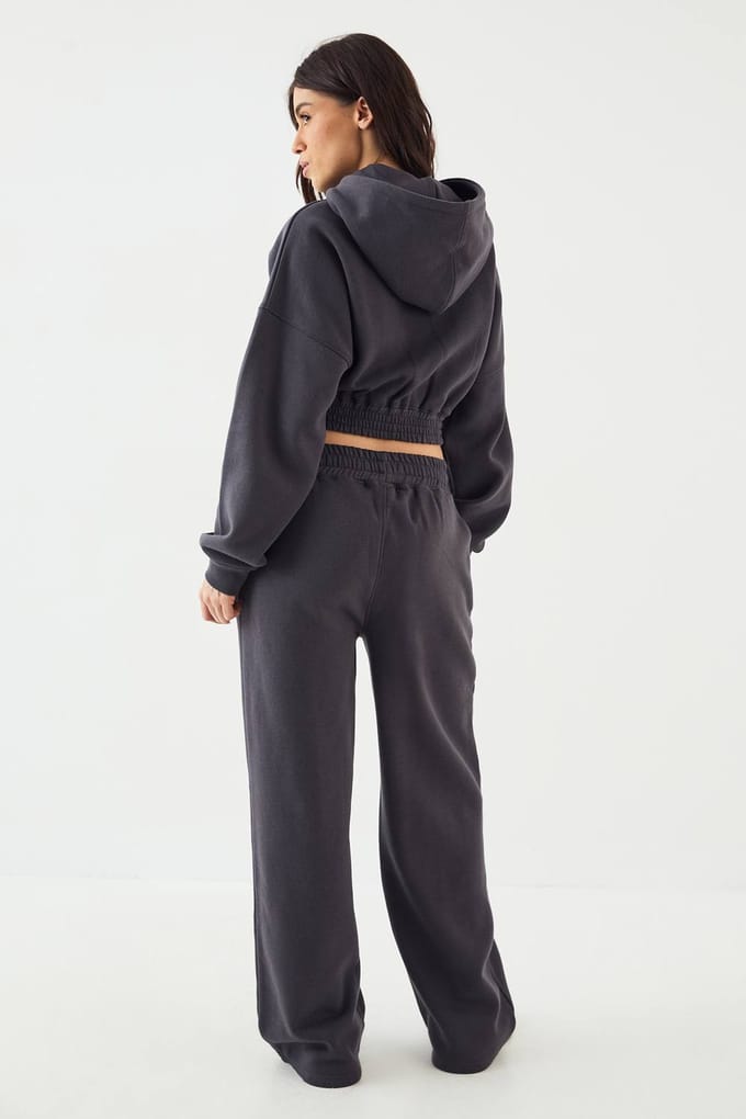 Dames DSGN Studio Sport Rechte Pijp Jogger | Slate Grey | Maat: XL