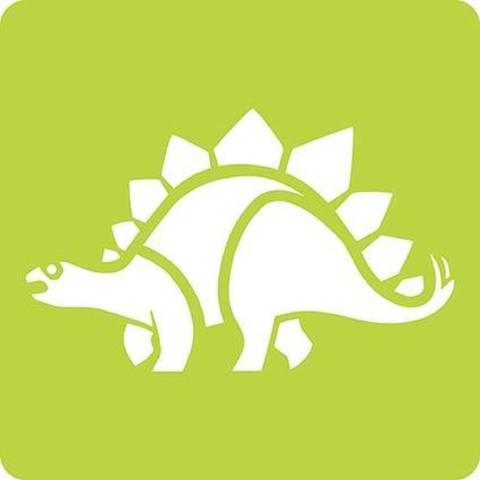 Sjablonen voor kinderen - Dinosaurus