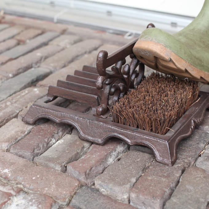 Esschert Design voetenveger met schoenschraper