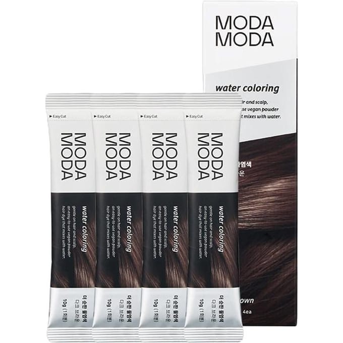 [MODAMODA] Water Coloring 10g*4EA Dark Brown white