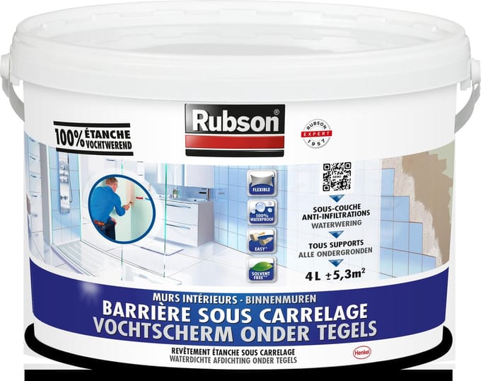 Rubson Vochtscherm onder Tegels 4 l