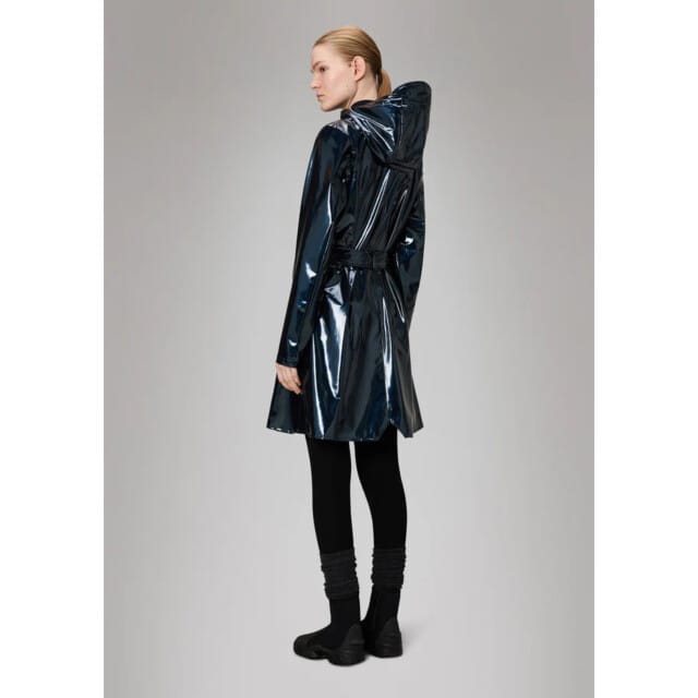 Rains Curve W Trenchcoats Blauw 18130 Curve W