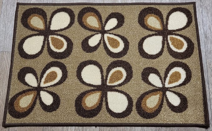 FOTAPIJT - Badmat - Bedrukte deurmat - Binnen - Termo Antislip - 40x60 cm - 5 mm - Wasbaar - Polyamide