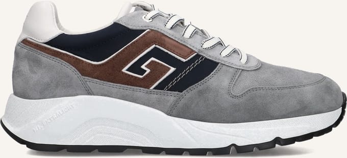 Greve Arnhem Sneakers - Suède - Heren - Grijs - Maat 45