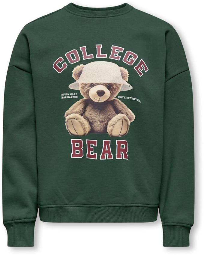 Kids ONLY winter sweater meisjes - groen - KogBila - oversize fit