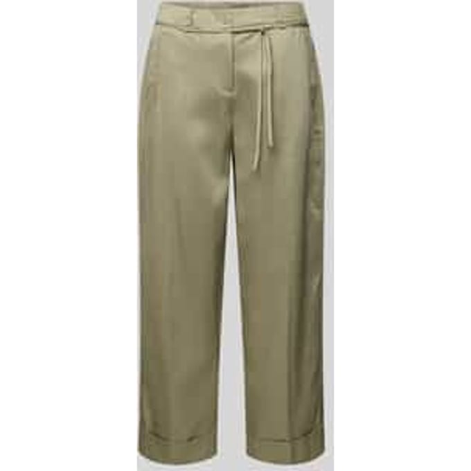 wide leg broek met strikceintuur model 'Meeri bloom'