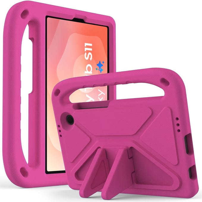 Kinder Tablet Hoes geschikt voor Samsung Galaxy Tab S11 – Roze