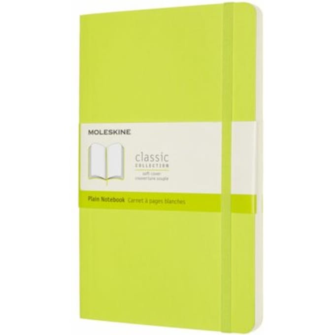 Moleskine Classic Notitieboek - Large - Softcover - Blanco - Citroen Groen