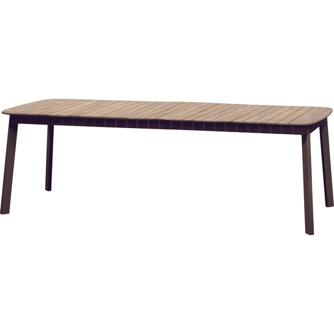 Emu Shine tafel - Teak - donkerbruin - L (uittrekbaar)