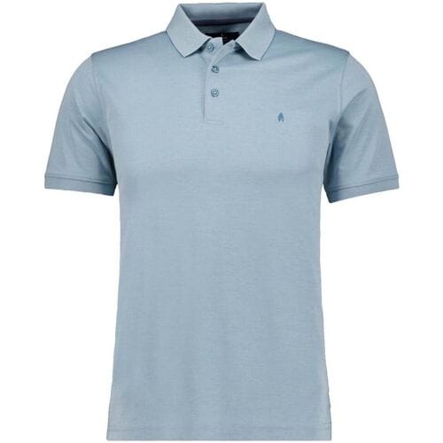 Ragman Uni Polo Light Cotton Mix Mint Blue / male