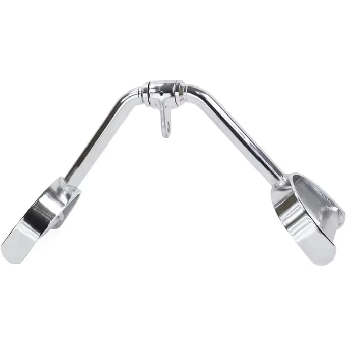 HMS - UW10 Serie - Dubbele Handgreep - Ergonomische Rukoefening - Chroom