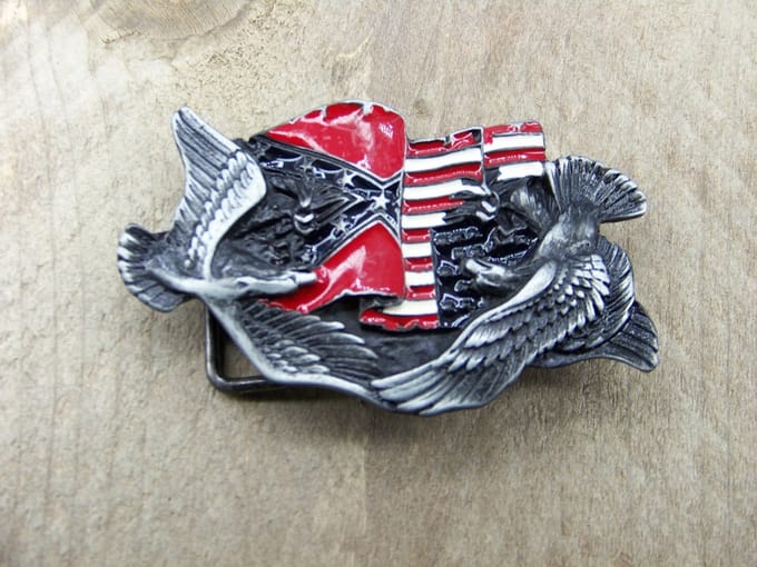 Gesp voor wisselriem 'Swan Flag'
