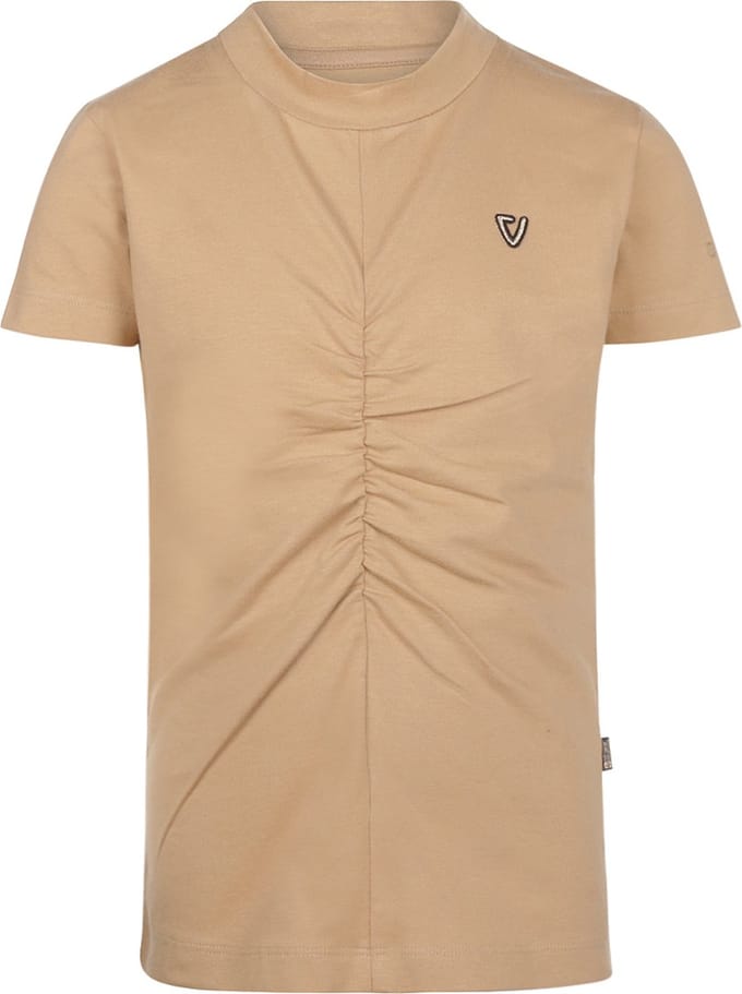No Way Monday - Meisjes shirt - Camel - Maat 164