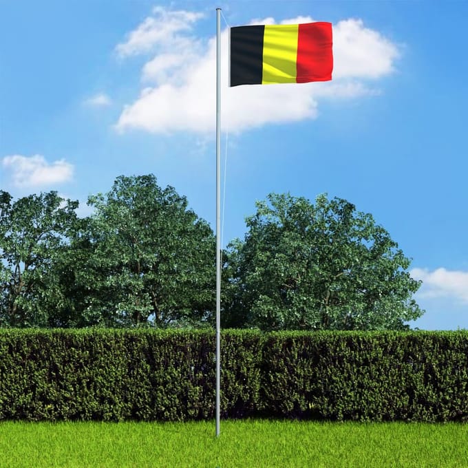 vidaXL - Vlag - België - 90x150 - cm