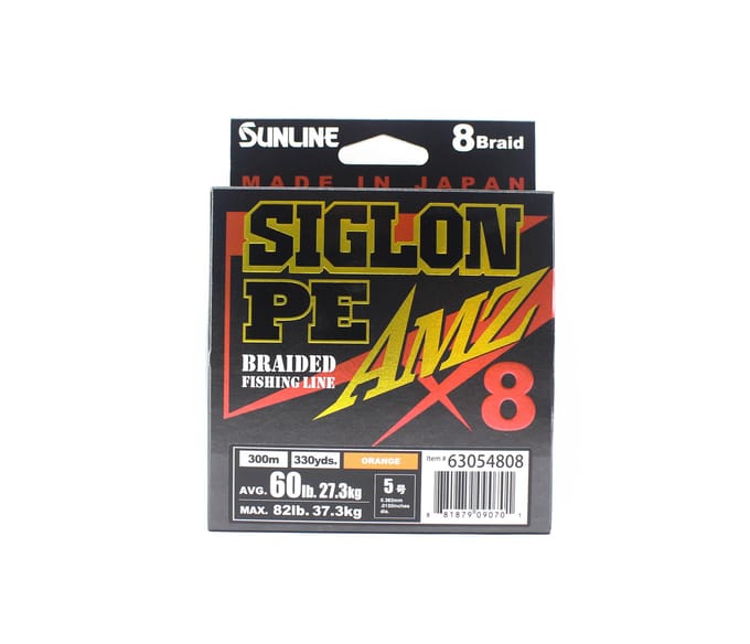 Sunline PE Line X8 Siglon AMZ 300m PE 5 60LB Oranje (0701) oranje