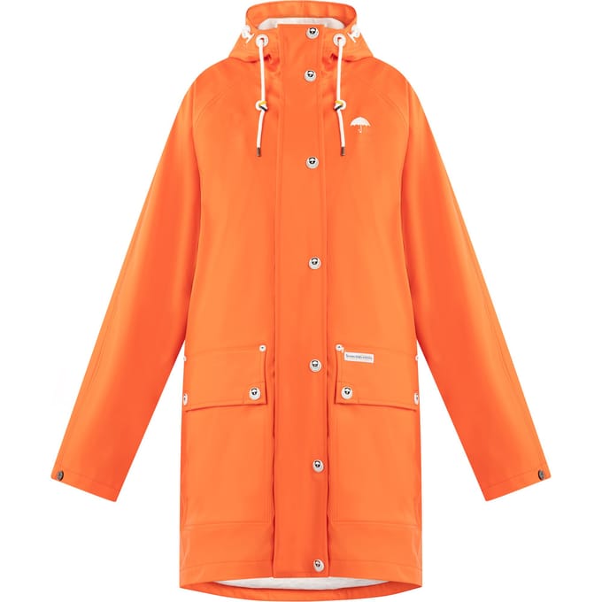 Schmuddelwedda Oversized mackintosh bridgeport Dames ORANJE ROOD-280