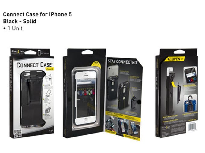 Nite Ize Connect Case Iphone 5 Zwart Etui/Sheath/Holster Zwart