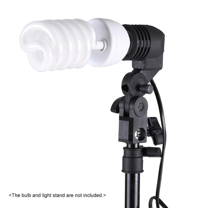 Support de lampe photo E27 EU Plug