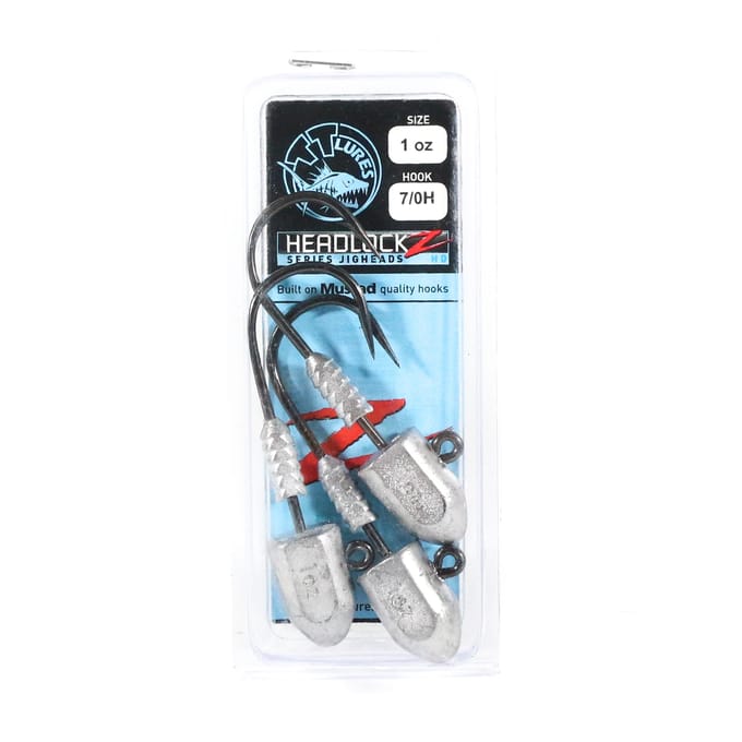 Tackle Tactics TT Headlockz HD Jig Head 1 oz 7/0 H 3/pak (3320)
