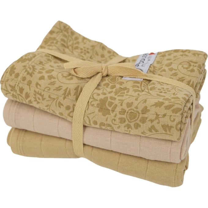 In prijs verlaagd - Hydrofiele Doek - 70x70 - Absorberend - Geel