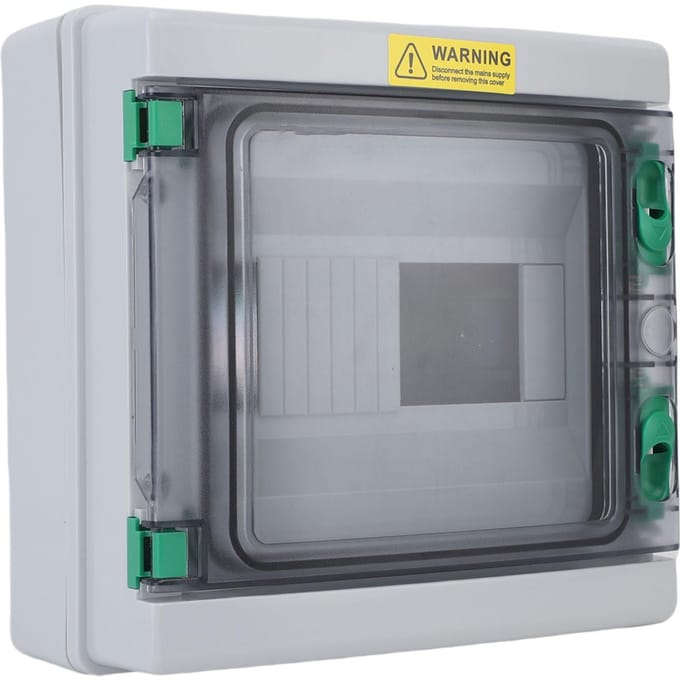Buiten Waterdichte Verdeelkast Elektrische Lasdoos IP66 Beschermend met Transparante Deksel 8 Circuits