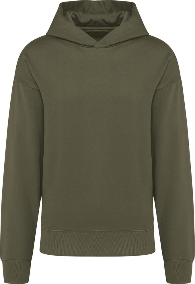 Kariban Oversized fleece sweater met capuchon K4018 - Light khaki - S