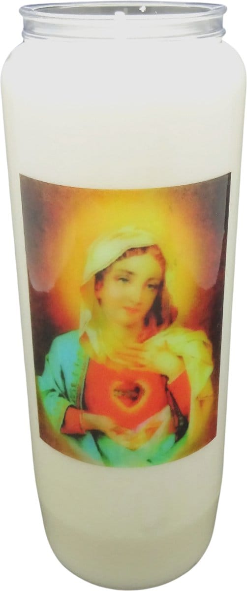 Noveenkaars Heilige Vrouw 014 - 9 dagen brander (5 stuks)