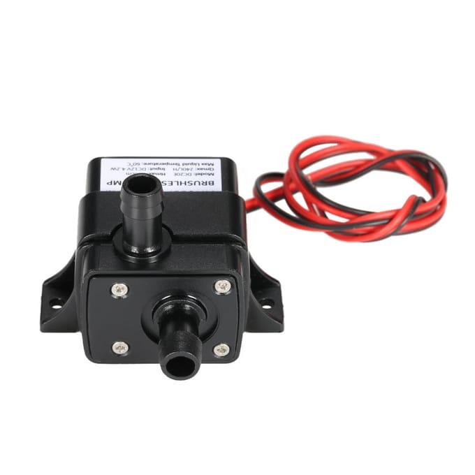 Anself DC12V 4.2W Mini borstelloze dompelpomp voor aquarium, aquarium, fontein, bloempot black