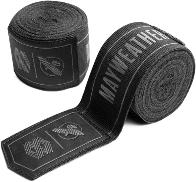 Hayabusa Mayweather Stretch Handwraps - Zwart - 4,5 meter