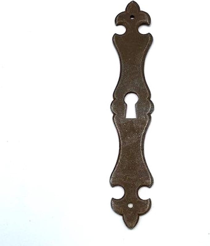 Sleutelplaat IJzer Roest Lelie Groot 27x150mm