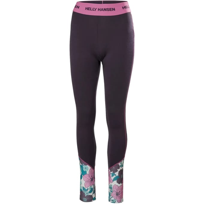 Helly Hansen Lifa Merino Mwt Graphic Basislaagbroek Zwart M Vrouw