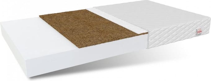 Matras - 190x80x8 cm - koudschuim - met antiallergische kokos laag