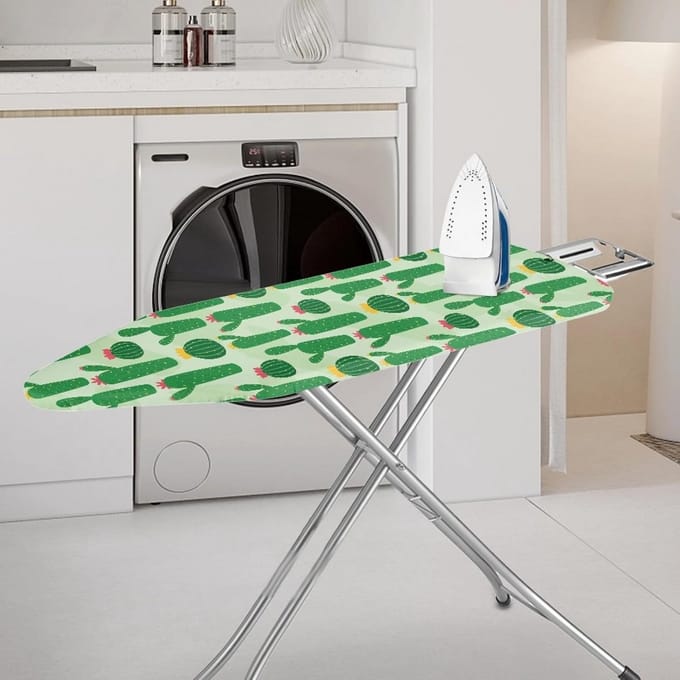 XL Strijkplankovertrek 140x40 cm met Antislip Klittenband - Wasbaar en Elastische Rand