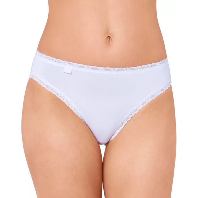 Sloggi 24/7 Cotton Lace Tai Dames Slip - Wit - Maat 48