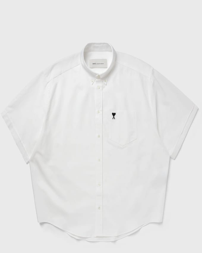 BOXY SHORT SLEEVE SHIRT WITH BUTTON DOWN