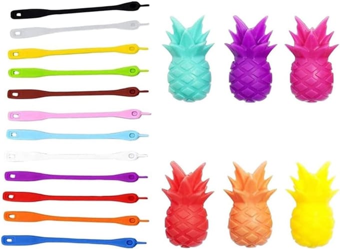 Solidchoice - Set van 18 Herbruikbare Wijnglas Markers