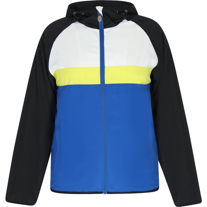 Mymo Anorak Dames Koningsblauw kleurblok