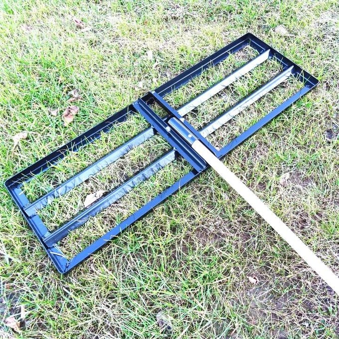 Handmatige egalisatiehark 120x30cm - Stevig - Nieuw