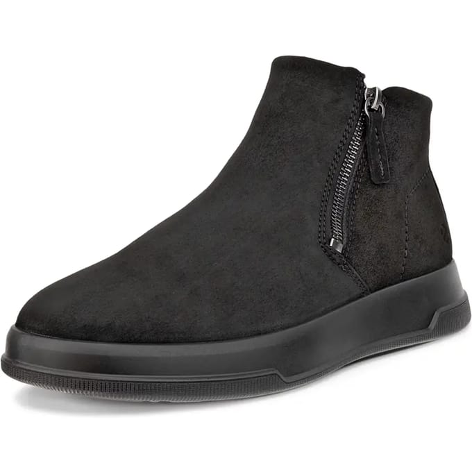 Ecco Ecco Move W Zip Enkellaarsjes zwart Suède